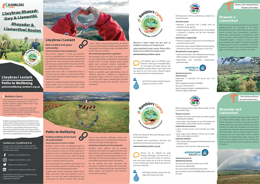 Paths to Wellbeing Leaflet