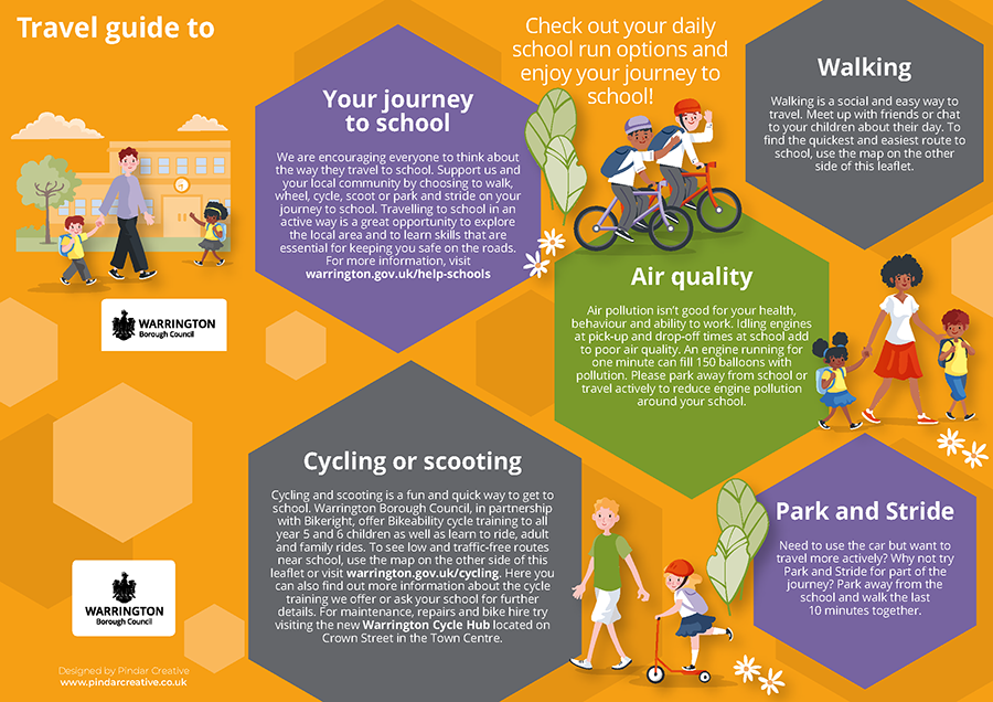 Warrington Primary School leaflet template