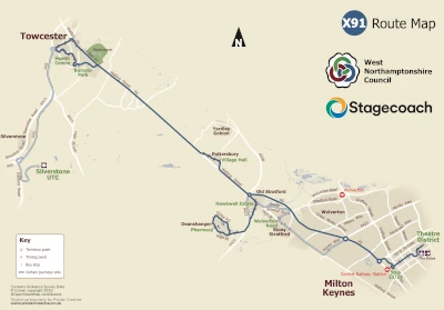 West Northamptonshire Council Enhances Bus Information Through £4m BSIP Investment
