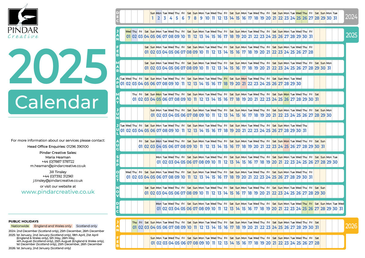 Download the 2025 calendar